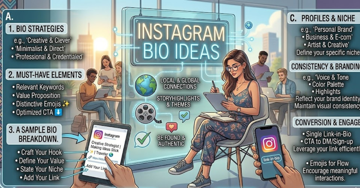Instagram Bio Ideas: Creative & Unique Examples