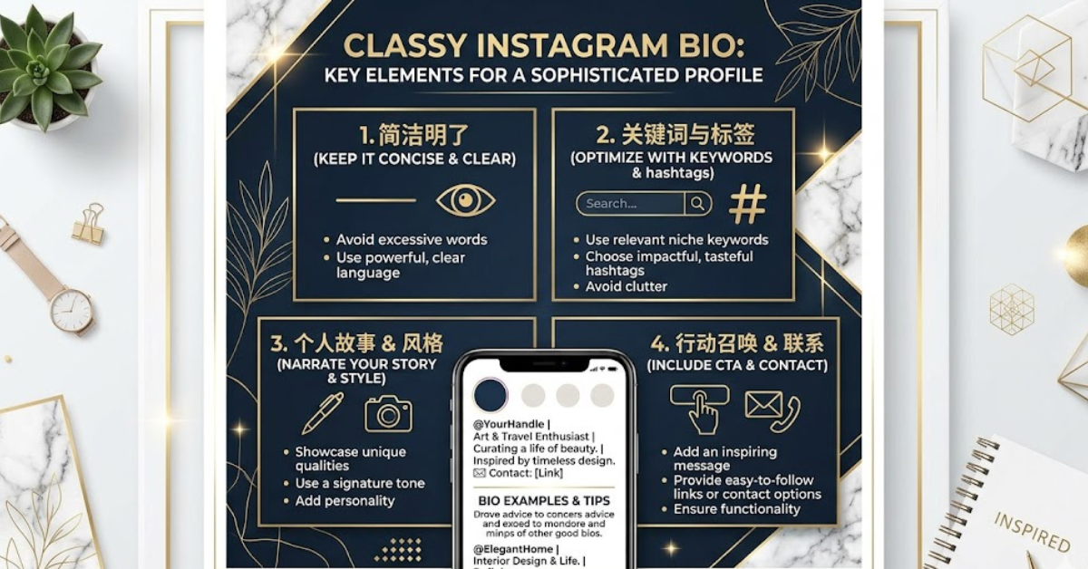 Classy Instagram Bio Ideas That Stand Out