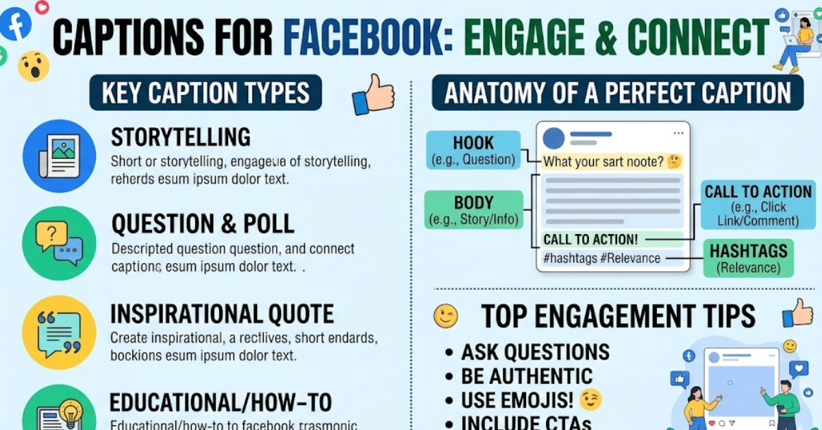 Captions for Facebook: Ideas for Every Post