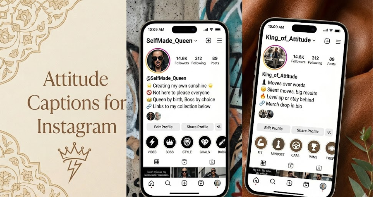 Attitude Captions for Instagram That Truly Stand Out