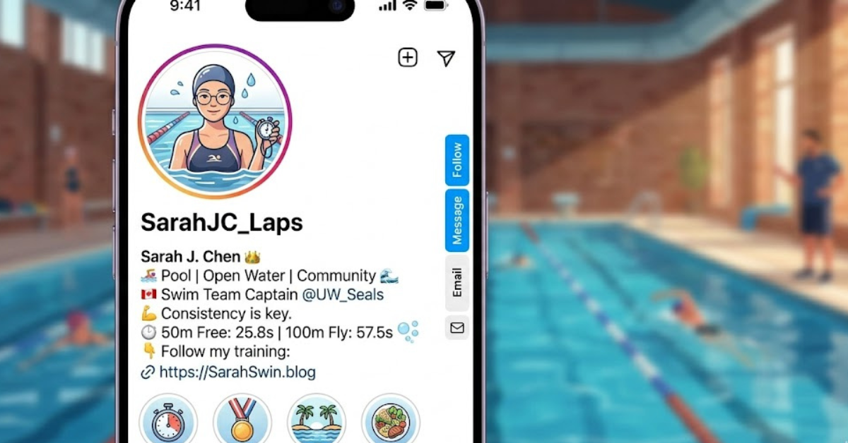 Best Swimming Bio for Instagram Ideas and Tips