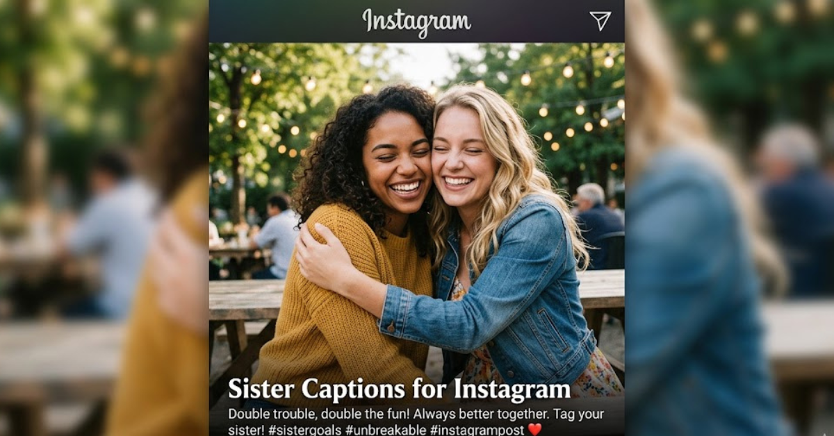 Best Sister Captions for Instagram in 2026