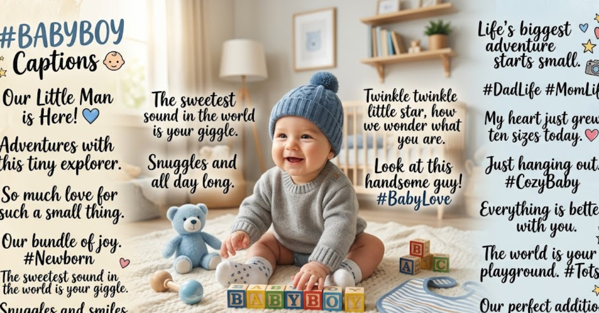 Best Baby Boy Captions for Instagram