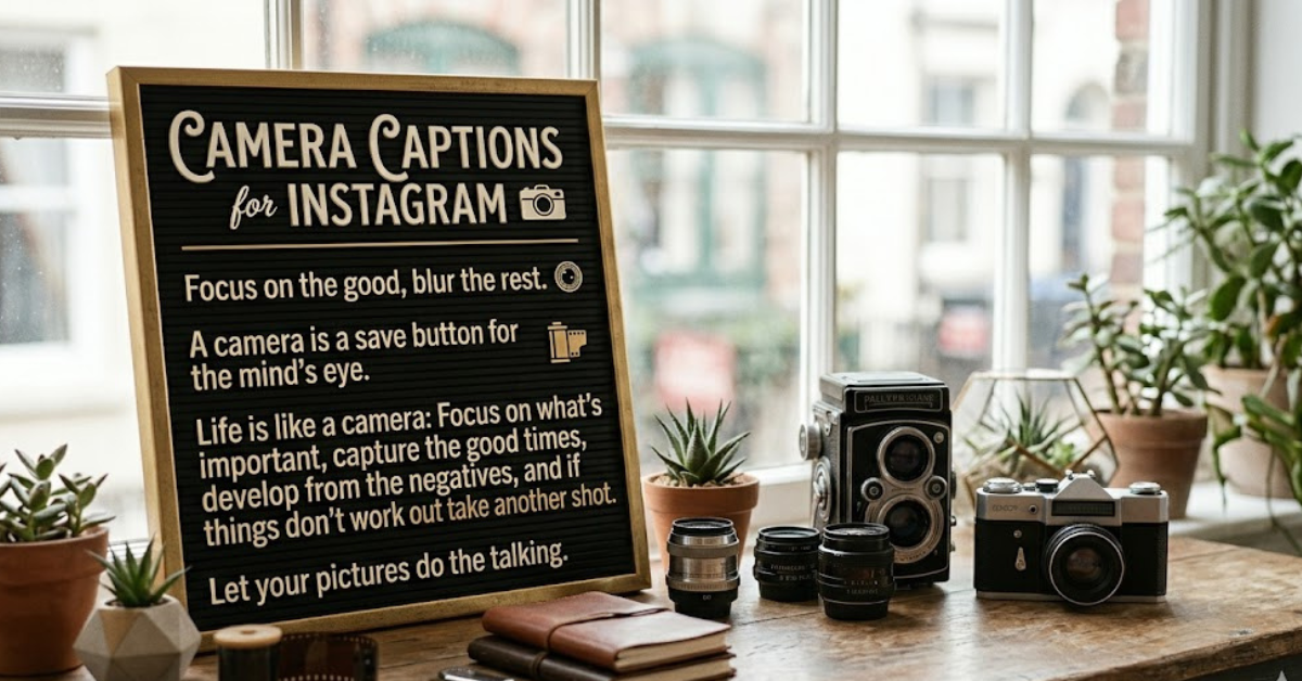 Best Camera Captions for Instagram Posts