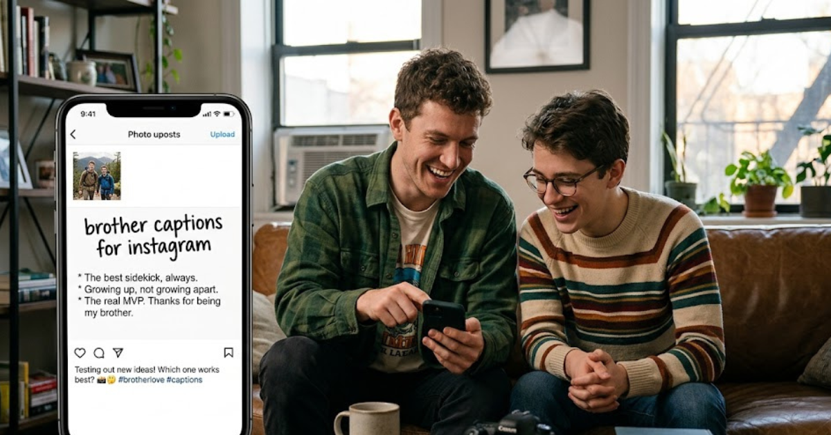Best Brother Captions for Instagram in 2026