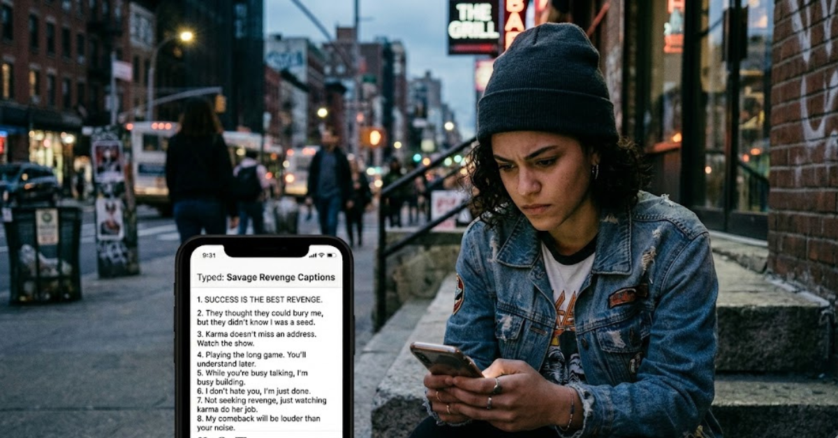 Savage Revenge Captions for Instagram That Hit Hard