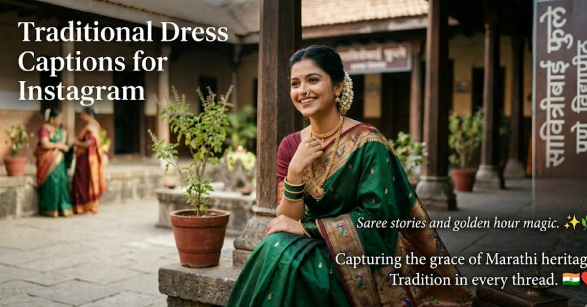 Best Traditional Dress Captions for Instagram