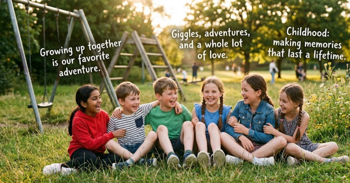 Best Childhood Friendship Quotes and Captions
