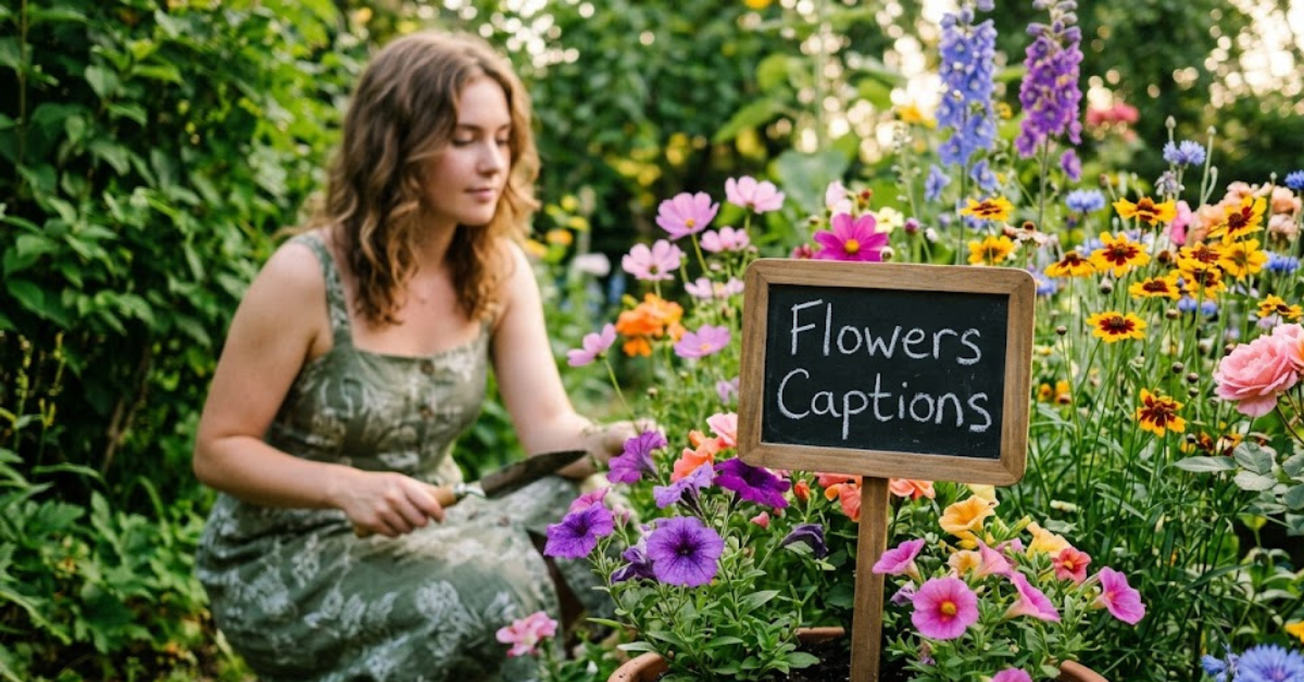 Best Flowers Captions for Instagram and Social Media