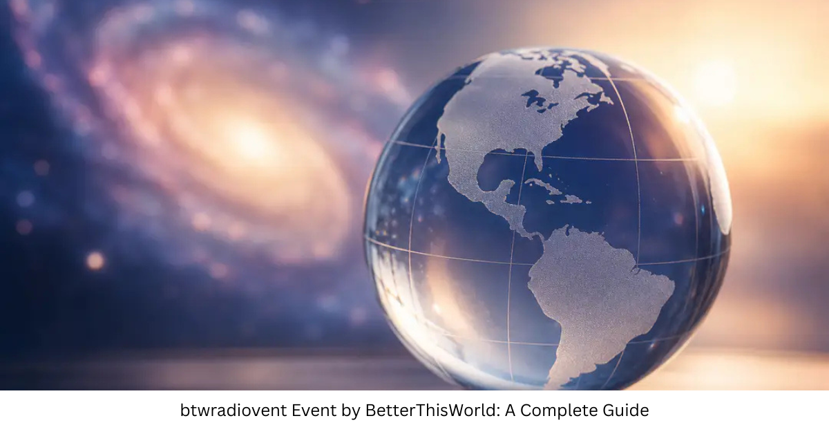 btwradiovent Event by BetterThisWorld: A Complete Guide