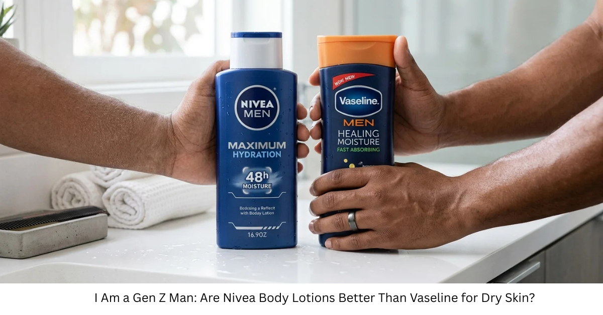 I Am a Gen Z Man: Are Nivea Body Lotions Better Than Vaseline for Dry Skin?