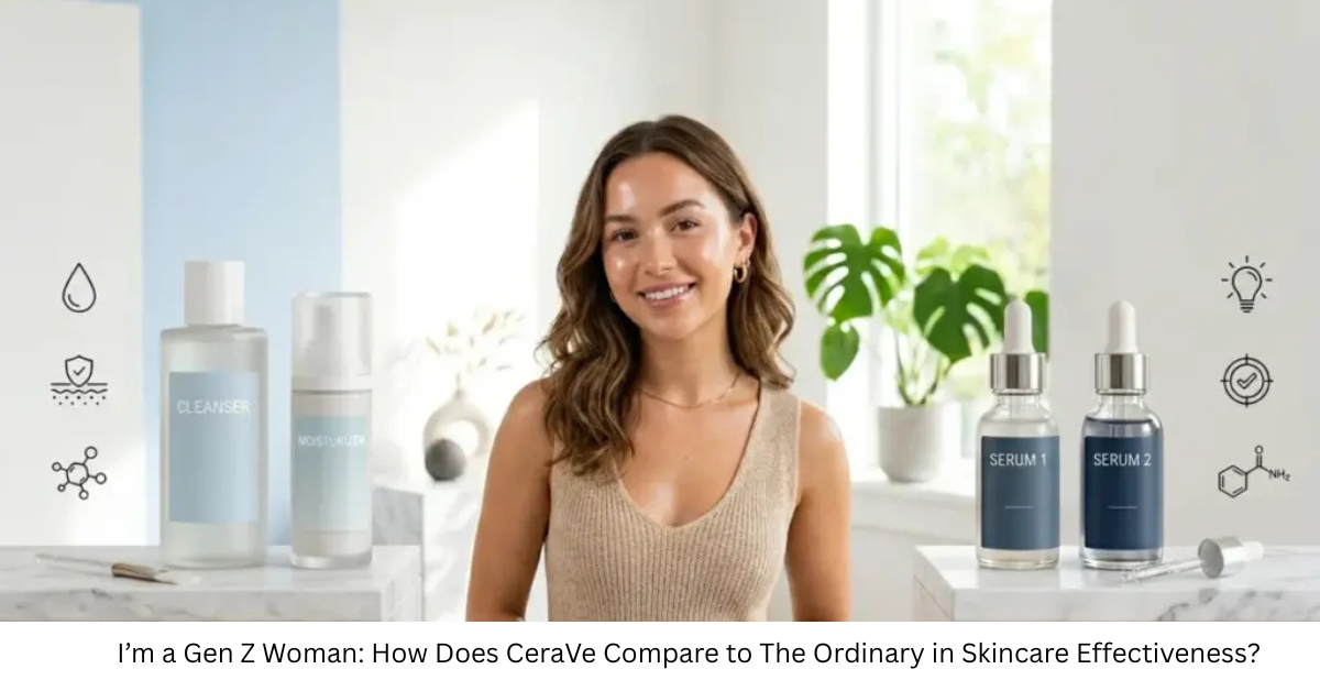 I’m a Gen Z Woman: How Does CeraVe Compare to The Ordinary in Skincare Effectiveness?