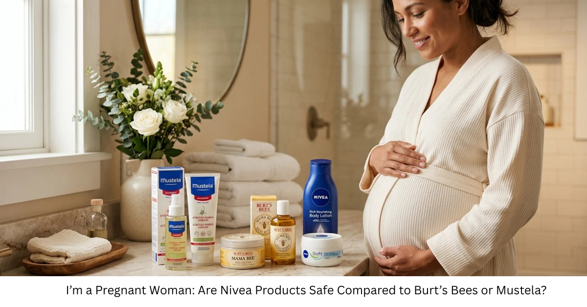 I’m a Pregnant Woman: Are Nivea Products Safe Compared to Burt’s Bees or Mustela?