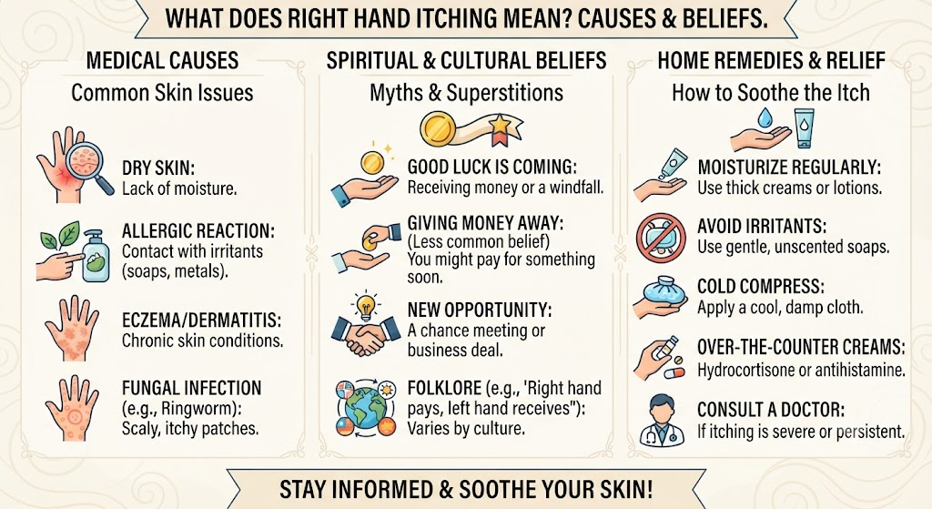 What Does Right Hand Itching Mean? Causes & Beliefs