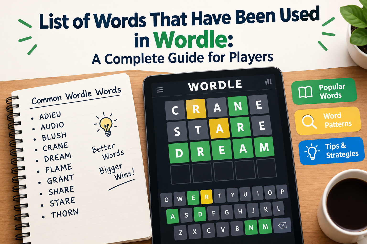 List of Words That Have Been Used in Wordle: A Complete Guide for Players